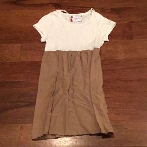 White and Brown dress